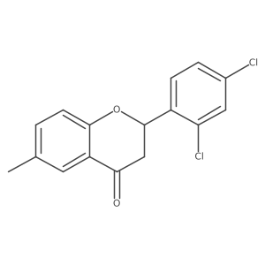 2-(2,4-Dichlorophenyl)-6-methylchroman-4-one Structure