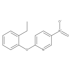 2-[(2-Ethylphenyl)oxy]-5-nitropyridine结构式