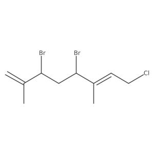 3,5-Dibromo-8-chloro-2,6-dimethyl-1,6-octadiene Structure