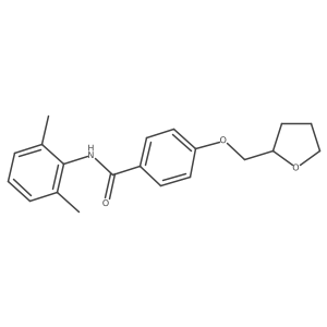N-(2,6-dimethylphenyl)-4-(tetrahydrofuran-2-ylmethoxy)benzamide结构式