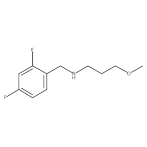 [(2,4-Difluorophenyl)methyl](3-methoxypropyl)amine Structure