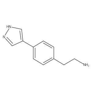 4-(1H-Pyrazol-4-yl)benzeneethanamine Structure