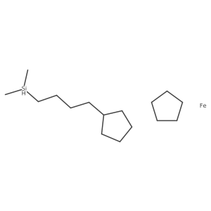 [4-(Dimethylsilyl)butyl]ferrocene Structure