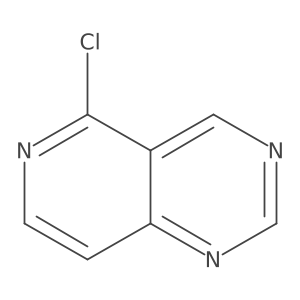 5-Chloropyrido[4,3-d]pyrimidine结构式