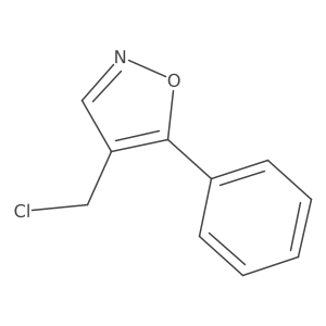 4-(Chloromethyl)-5-phenylisoxazole Structure