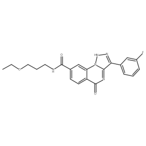 N-(3-ethoxypropyl)-3-(3-fluorophenyl)-5-oxo-4,5-dihydro-[1,2,3]triazolo[1,5-a]quinazoline-8-carboxamide Structure
