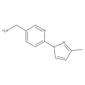 (6-(3-Methyl-1h-pyrazol-1-yl)pyridin-3-yl)methanamine Structure