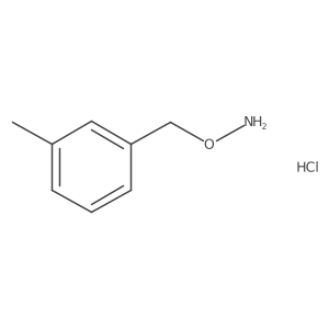 O-(3-methylbenzyl)hydroxylamine hydrochloride Structure