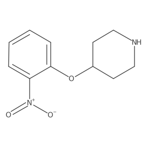 4-(2-Nitrophenoxy)piperidine结构式