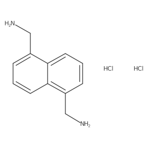 Naphthalene-1,5-diyldimethanamine dihydrochloride结构式