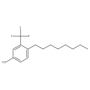 4-Octyl-3-(trifluoromethyl)aniline Structure