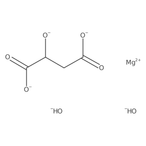 Diaqua[(2S)-2-(hydroxy-|EO)butanedioato(2-)-|EO1]magnesium结构式