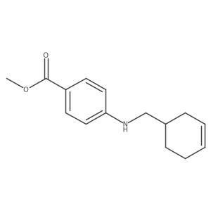 Methyl 4-[(3-cyclohexen-1-ylmethyl)amino]benzoate结构式