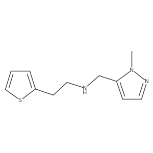 [(1-Methyl-1H-pyrazol-5-yl)methyl][2-(thiophen-2-yl)ethyl]amine Structure
