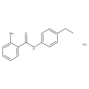 2-amino-N-(4-ethylphenyl)benzamide hydrochloride结构式