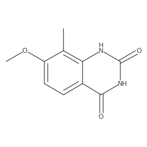 7-methoxy-8-methyl-1H-quinazoline-2,4-dione结构式