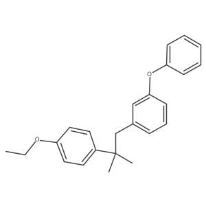 1-[2-(4-Ethoxyphenyl)-2-methylpropyl]-3-phenoxybenzene结构式