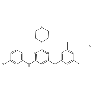 C21H24Cl2N6O Structure