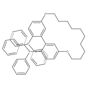 (R)-5,5'-Decamethylenedioxy-2,2'-bis(diphenylphosphino)biphenyl Structure