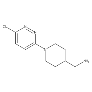 (1-(6-Chloropyridazin-3-yl)piperidin-4-yl)methanamine结构式