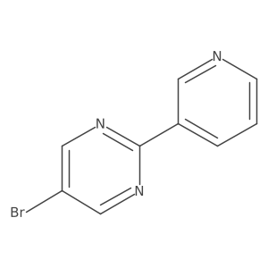 5-Bromo-2-(pyridin-3-YL)pyrimidine结构式