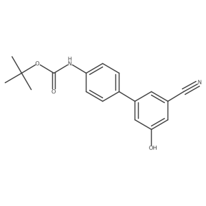 5-(4-BOC-Aminophenyl)-3-cyanophenol Structure