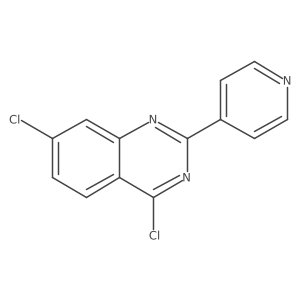 4,7-Dichloro-2-(4-pyridinyl)quinazoline Structure