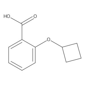 2-Cyclobutoxybenzoic acid Structure