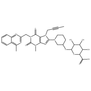 Linagliptin metabolite m650(1) Structure