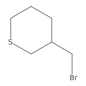3-Bromomethyltetrahydrothiopyran结构式