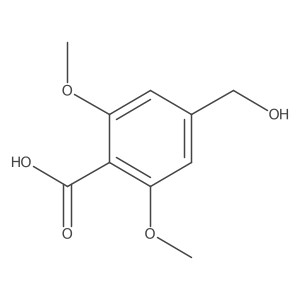 4-(Hydroxymethyl)-2,6-dimethoxybenzoic acid结构式