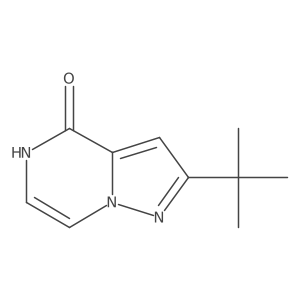 2-(Tert-butyl)pyrazolo[1,5-a]pyrazin-4-ol结构式