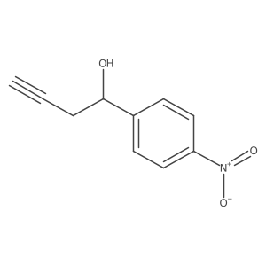 1-(4-Nitrophenyl)-3-butyn-1-ol Structure