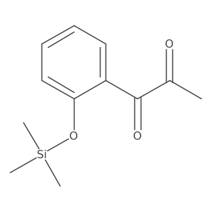 1-(2-Trimethylsilyloxyphenyl)propane-1,2-dione结构式