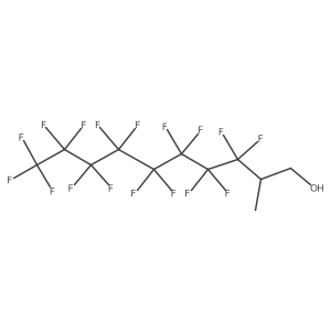 3,3,4,4,5,5,6,6,7,7,8,8,9,9,10,10,10-Heptadecafluoro-2-methyldecan-1-ol Structure