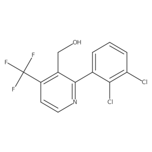 2-(2,3-Dichlorophenyl)-4-(trifluoromethyl)pyridine-3-methanol结构式