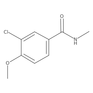 3-chloro-4-methoxy-N-methylbenzamide Structure