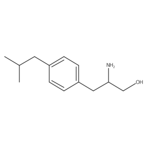 2-Amino-3-[4-(2-methylpropyl)phenyl]propan-1-ol Structure