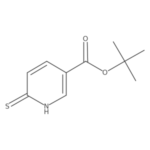 1,1-Dimethylethyl 1,6-dihydro-6-thioxo-3-pyridinecarboxylate结构式