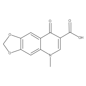 Cn1cc(C(=O)O)c(=O)c2cc3c(cc21)OCO3结构式
