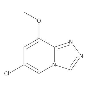 6-Chloro-8-methoxy-[1,2,4]triazolo[4,3-a]pyridine Structure