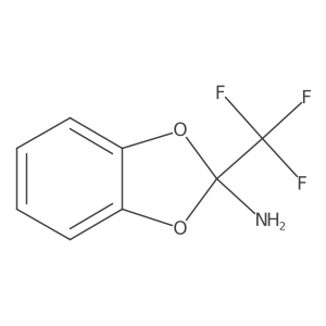2-(trifluoromethyl)-2H-1,3-benzodioxol-2-amine Structure