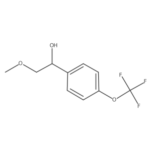2-Methoxy-1-(4-(trifluoromethoxy)phenyl)ethanol结构式