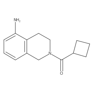2-Cyclobutanecarbonyl-1,2,3,4-tetrahydroisoquinolin-5-amine Structure