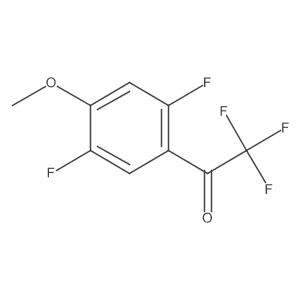 1-(2,5-Difluoro-4-methoxyphenyl)-2,2,2-trifluoroethanone结构式