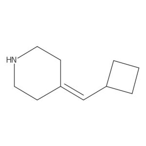 4-(Cyclobutylmethylidene)piperidine结构式
