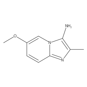 6-Methoxy-2-methylimidazo[1,2-a]pyridin-3-amine结构式