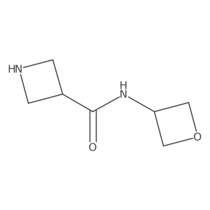 N-(oxetan-3-yl)azetidine-3-carboxamide Structure
