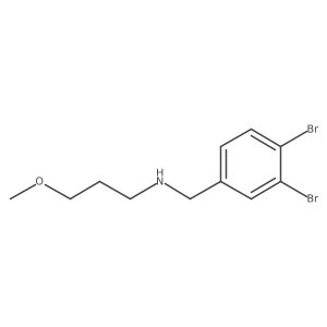 [(3,4-Dibromophenyl)methyl](3-methoxypropyl)amine Structure