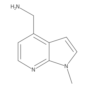 {1-methyl-1H-pyrrolo[2,3-b]pyridin-4-yl}methanamine结构式